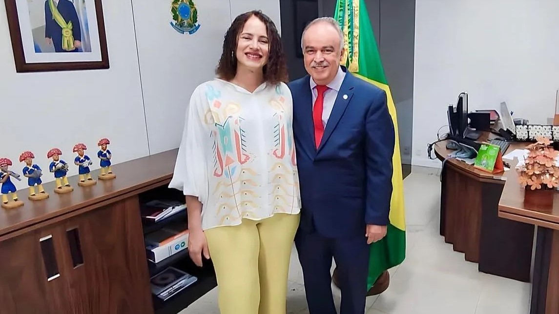 Luciana Santos e Inácio Falcão