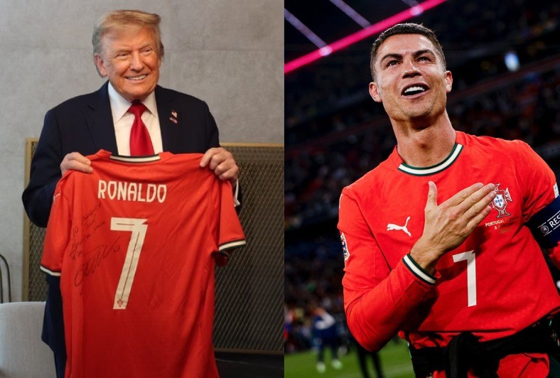 A imagem atual não possui texto alternativo. O nome do arquivo é: cr7-e-trump