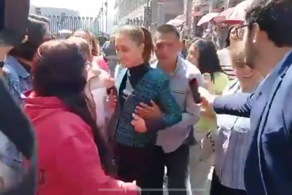 Imagens de assédio contra Claudia Sheinbaum chocam o México e viralizam online