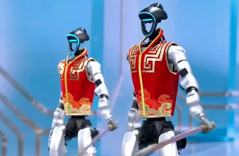 Robôs humanoides viram atração na TV chinesa